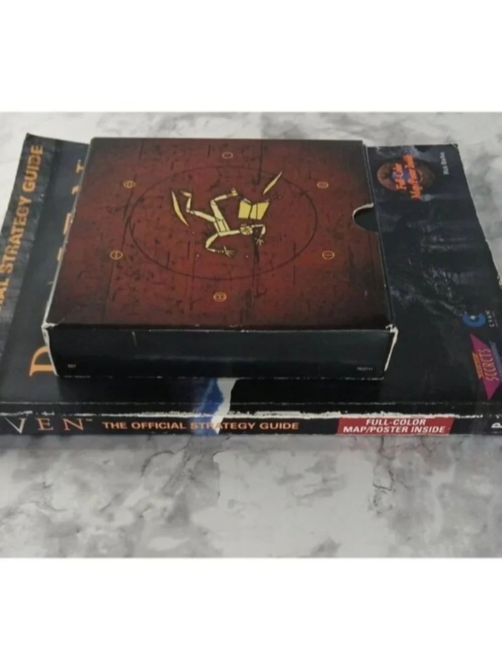 Riven The Sequel to Myst PC Game + Official Strategy Guide Complete 5 Disc